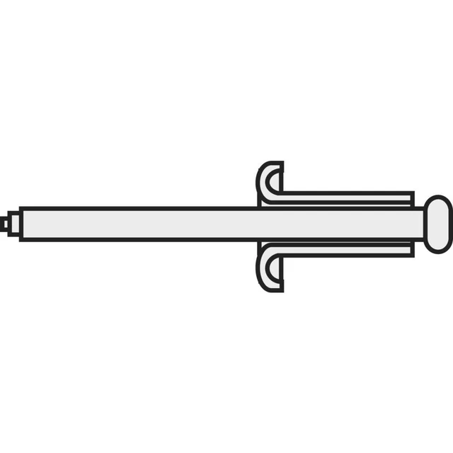TOOLCRAFT 194794 Rivet aveugle (Ø x L) 3 mm x 8 mm acier aluminium A3*8