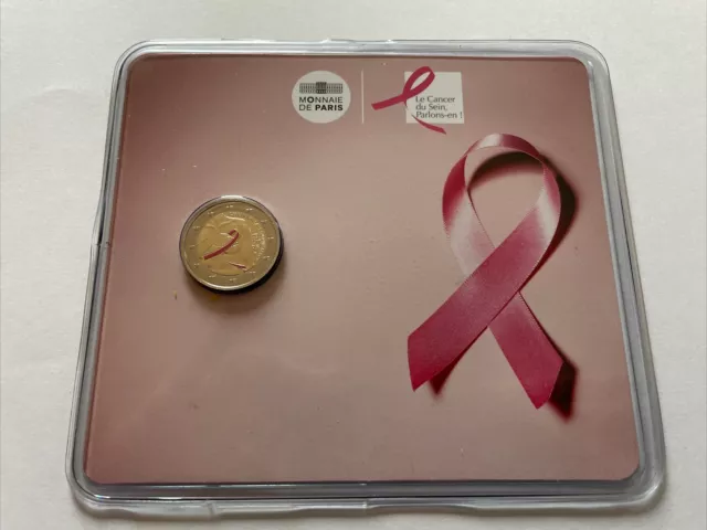 2 Euro 25esimo Del Nastro Rosa 2017