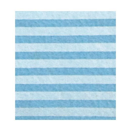 Fieltro de poliéster impreso a rayas Stafil 30x40cmx1mm