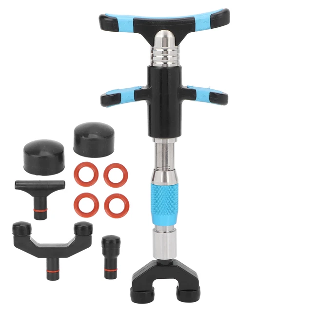 (Blue)10 Gears Manual Chiropractic Tool Spine Adjustment Massage Tool