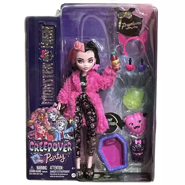 Monster High Draculaura Day Out Doll G3 Fangtastic Vampire Fashion Bat  Mattel