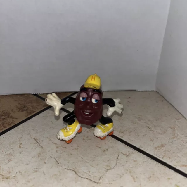 Vintage California Raisin Roller Skating Action Figure Hardees 1988