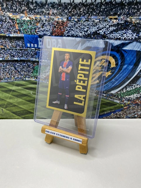Foot France 2021 2020/21 Ligue 1 Kylian Mbappe PSG French Sticker Gold Foil #426