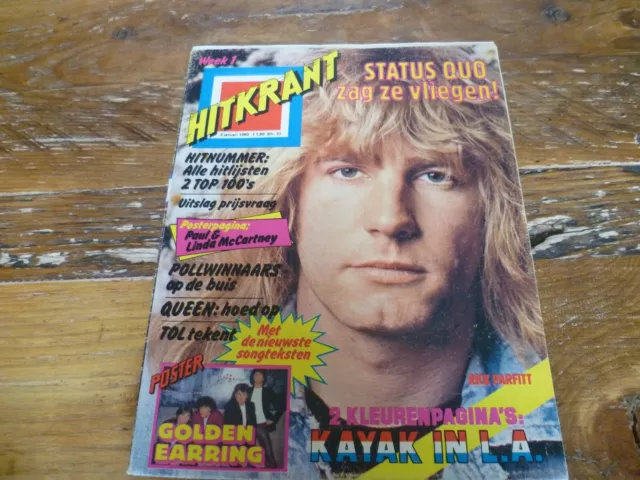 Hitkrant 1980: Status Quo/Earth & Fire/Kayak/Paul McCartney/Queen/Golden Earring