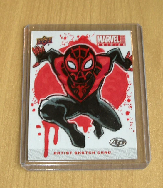 2019 Upper Deck Marvel Annual sketch card Tim Shinn SPIDER-MAN 1/1