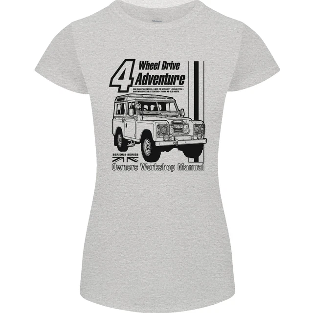 T-shirt 4 ruote motrici Adventure 4X4 Off Road donna Petite Cut 7