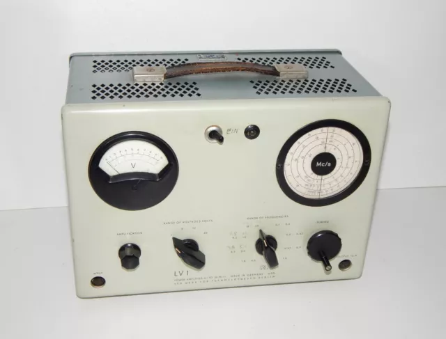 RFT Leistungsverstärker LV1 Verstärker Power Amplifier 0,1 to 30 Mc/s - RARITÄT
