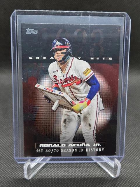 Carte 2024 Topps Tribute Ronald Acuña Jr. Braves – #SOA-RA – /199