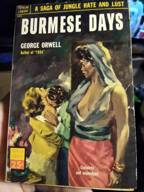 Burmese Days by George Orwell (1952 Popular Library Paperback) RARE! 1 Day Ship!