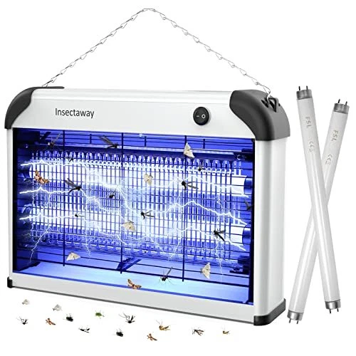 Lampe Anti Moustique Double Grille 20W UV Anti Insectes Volants Electrique