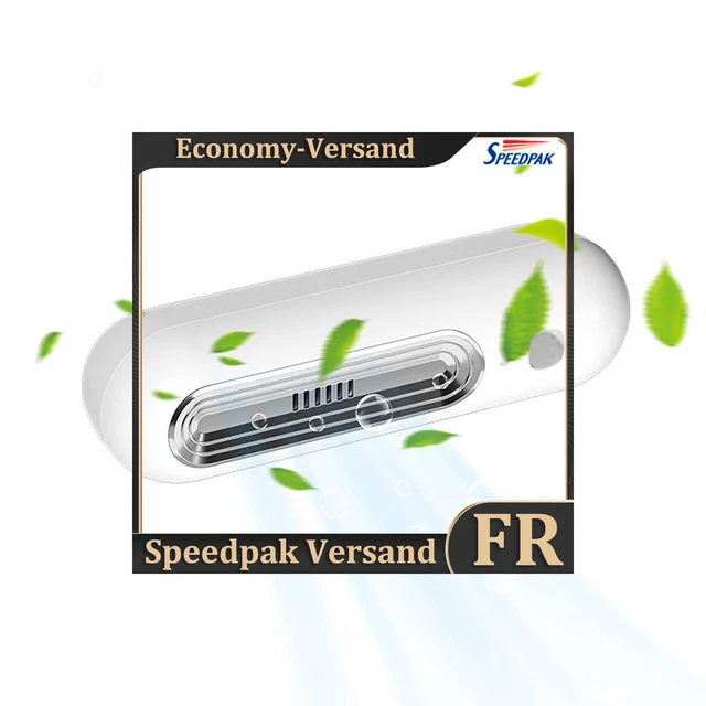 USB O3 Air Purifier Remove Smoke Refrigerator Deodorizer for Car Closet (Silver)