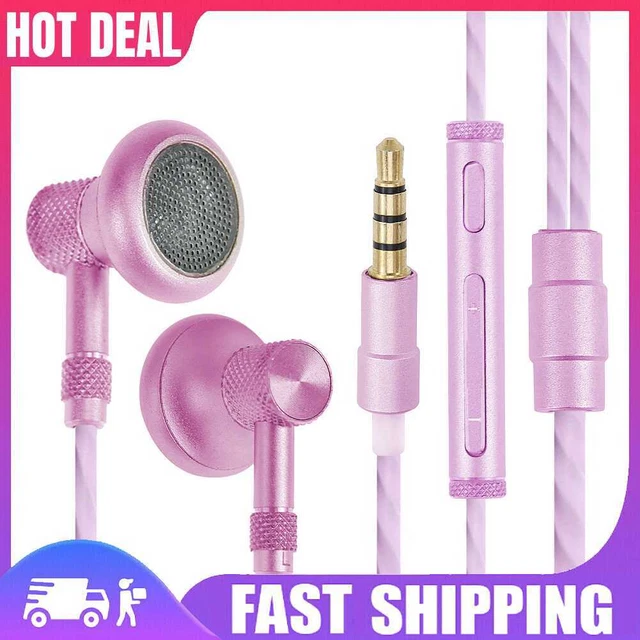 Magnetic Super Bass In-ear Headset Earbuds Stereo 3.5mm Earphone(Rose Gold)-1832