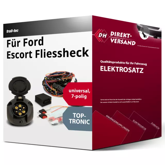 Für Ford Escort Fliessheck V Typ GAL Elektrosatz 7polig universell top