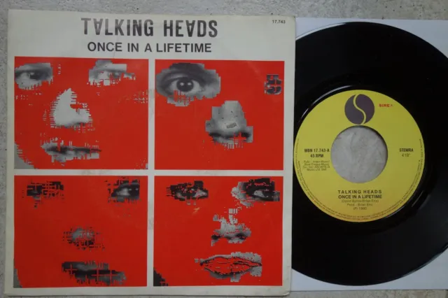 TALKING HEADS ‎– Once In A Lifetime 7" singolo Sire ‎WBN 17.743 raro Belgio PS