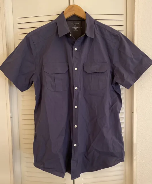 Paper Denim & Cloth PDC Short Sleeve Button Down Shirt Men’s Size Medium