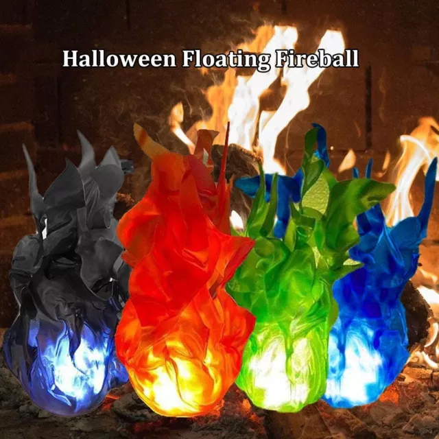 Cosplay Props Ghost Fire Lamp Fabric Glowing Flame Floating Fireball  Home