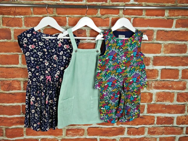 Girls Bundle Age 4-5 Years Next H&M Summer Dress Pinafore Playsuit Kids 110Cm