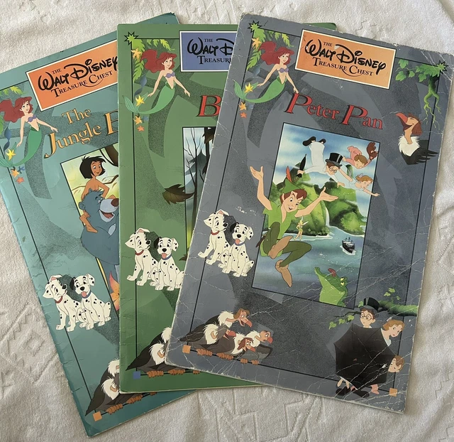 THE WALT DISNEY Treasure Chest Large Books 1991 3 Books £8.21 PicClick UK