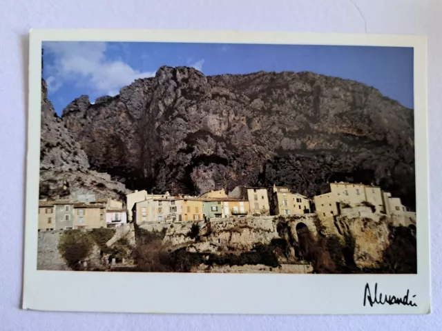 CPSM MOUSTIERS-Sainte-Marie vue panoramique dept-04