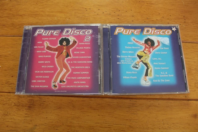 PURE DISCO & Pure Disco 2 CD Lot Various Artists Dance Disco Hits ...