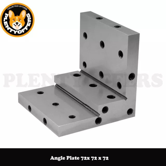 Angle Plate 72x 72 x 72 MM  Stepped Precision Hardened Ground