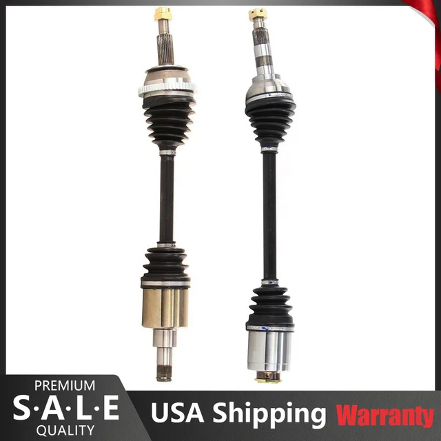 Front Left & Right Pair CV Axle Shaft For 1994-1999 Mercury Sable Auto Trans