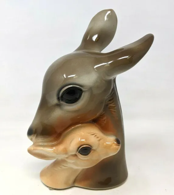 VTG MCM 1950s Royal Copley Deer Doe Fawn Porcelain Figurine Sculpture KP21