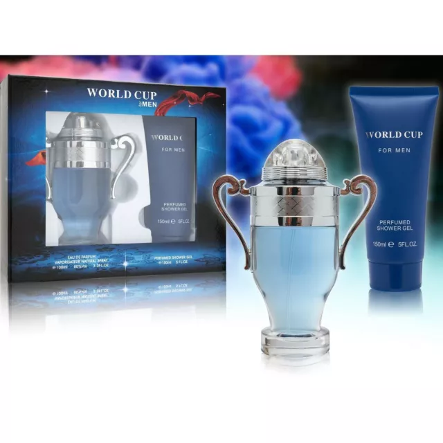 2 tlg Geschenkset für Männer World Cup by Chris Diamond Parfum EDP Shower Gel
