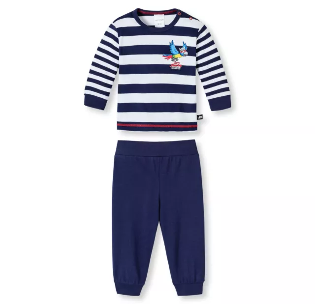 SCHIESSER Jungen Schlafanzug Pyjama lang Capt´n Sharky Gr 104 116 128 140