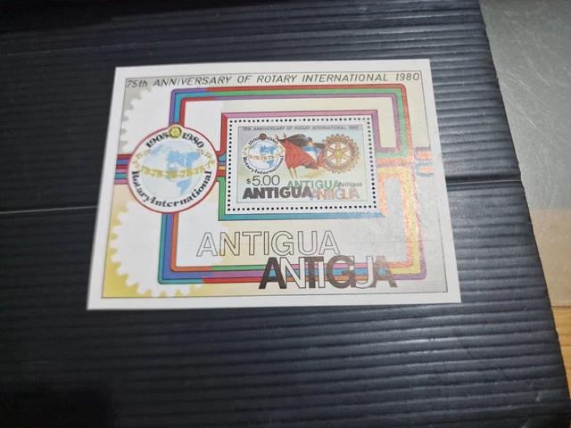 Antigua And Barbuda 1980 Sg Ms662 75Th Anniv Of Rotary Mnh