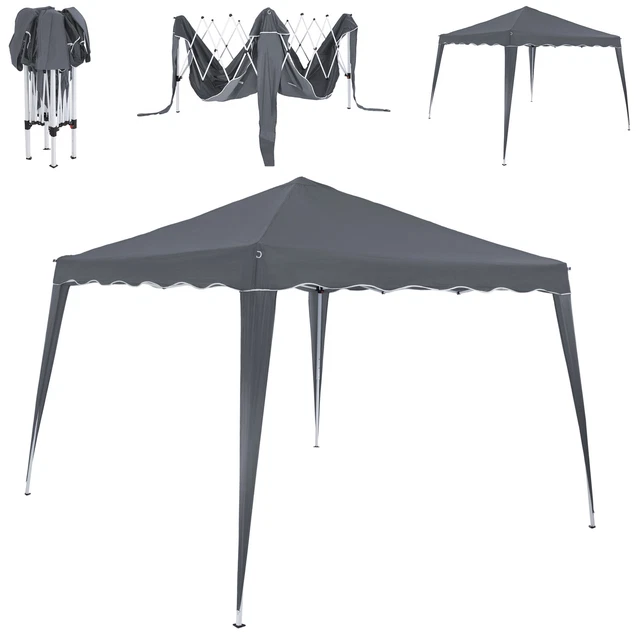 Pavillon Faltpavillon Gartenzelt 3x3m UV-Schutz 50+ Pop-Up Zelt Partyzelt Fest 3