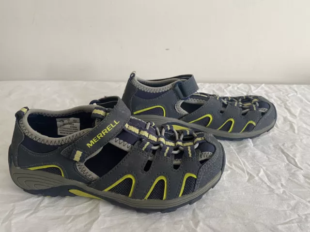 Merrell Hydro Hiker Trail Hiking Sandals Shoes MC54859 Youth Size 2 M EUC
