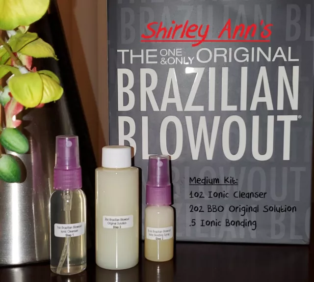 Brazilian Blowout Original Solution - 2oz Kit (With New Ionics) - Steps 1, 2, 3