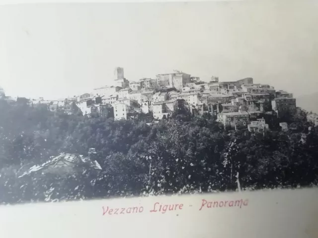 Cartolina Vezzano Ligure La Spezia Liguria Panorama Animata Paesaggistica