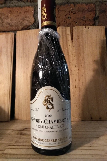 Gevrey Chambertin 1er cru Craipillot Gérard Seguin 2020