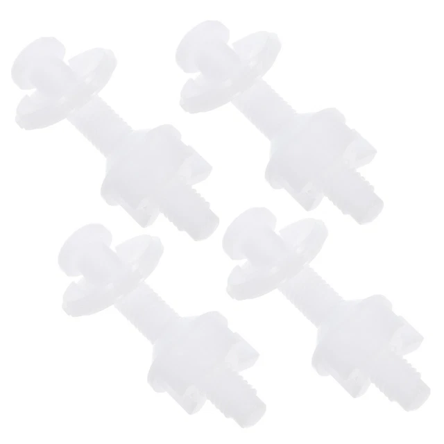 Pom plástico barra inferior tornillo de tapa de inodoro de plástico accesorios