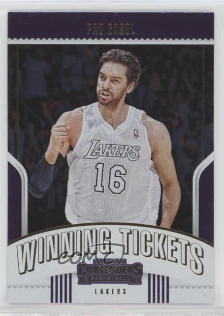 2018-19 Panini Contenders Winning Tickets Pau Gasol #7 HOF