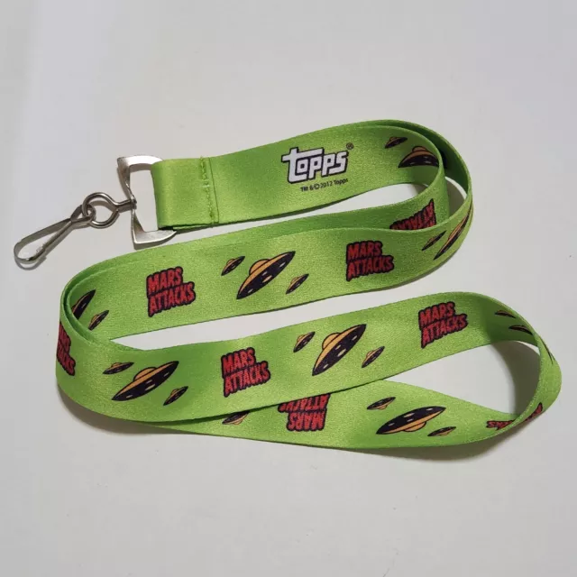 Topps Mars Attacks UFO Green Lanyard ID Holder SDCC 2012 Exclusive Abrams