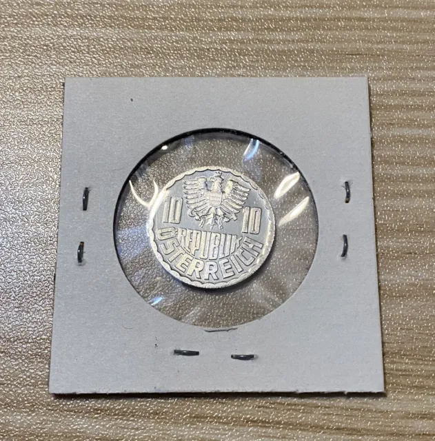 1964 Austria 10 Groschen Coin Free Shipping