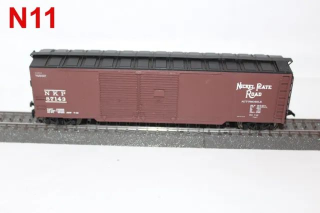 Life Like H0 87194 Nickel Plate Railroad Boxcar mit US Standard NMRA Kupplung