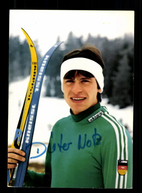 Dieter Notz Autogrammkarte Original Signiert Skilanglauf # A 225177