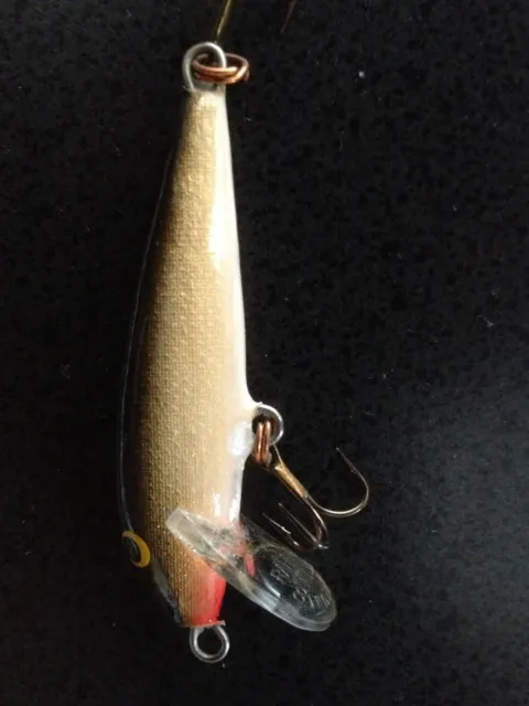 VINTAGE BALSA WOOD cd-5 G rapala countdown fishing lure boxed with  paperwork EUR 23,92 - PicClick FR