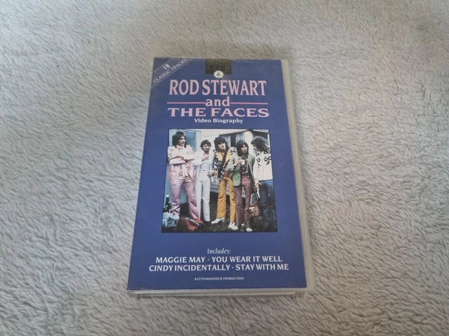 ROD STEWART AND The Faces - Video Biography - VHS Video £1.59