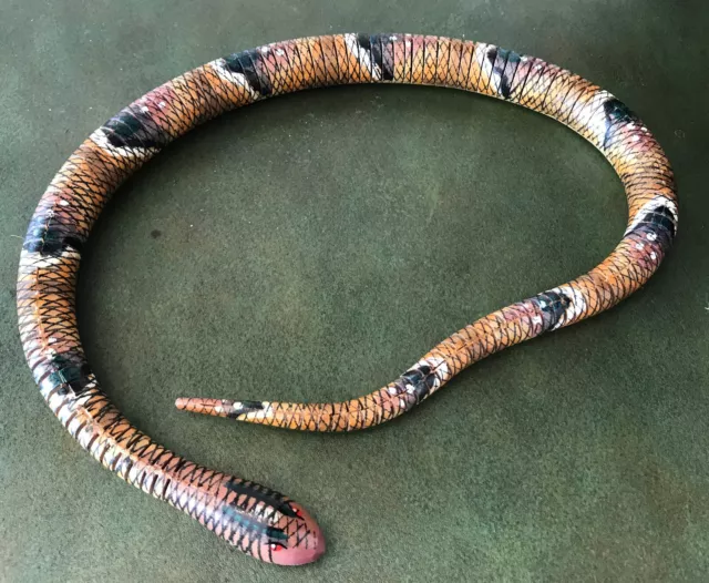 Wood Articulating SNAKE Jointed 27 Inches Long
