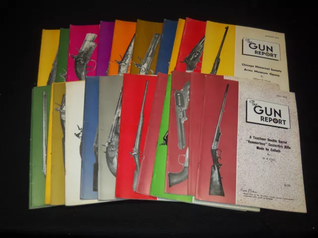 1975-1978 The Gun Report Magazine Lot Of 23 Issues - Nice Photos - O 2596T