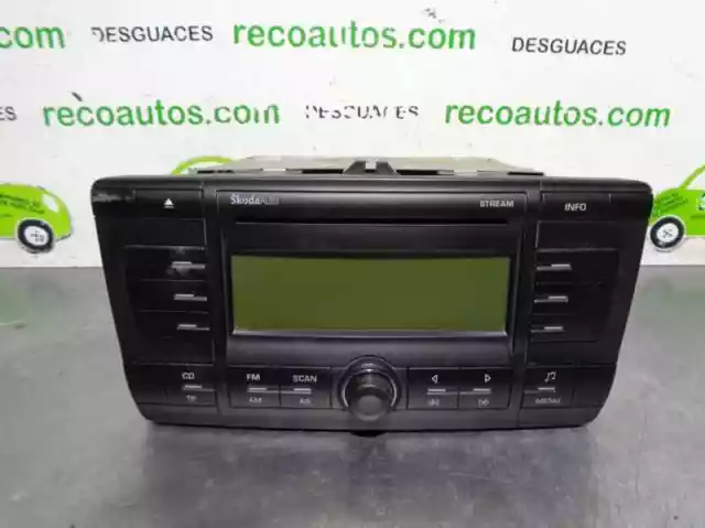 1Z0035161B sistema audio radio cd para SKODA OCTAVIA II 1.9 TDI 2009 2675324