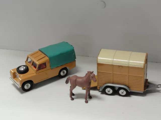 Land Rover plus remorque Van fabrication CORGI TOYS peu courant  .fr