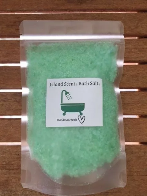 300g SCENTED BATH SALTS - FREE POST.CHOOSE FROM 50 SCENTS - EPSOM/ROCK SALT 3