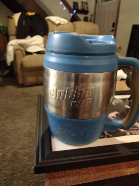 Bubba Keg 52 Oz Aqua/Light Blue and Chrome Insulated Travel Mug