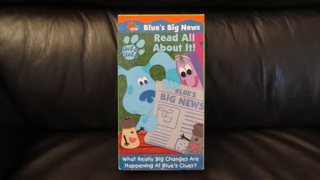 Blue S Clues Big News Read All About It Vhs 2001 Nickelodeon Nick Jr Blue S Clues Big News Read All About It Vhs 2001 Nickelodeon Nick Jr